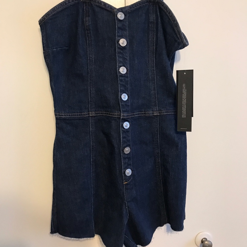 Hudson Jeans Denim Romper - XS - Picture 3 of 6